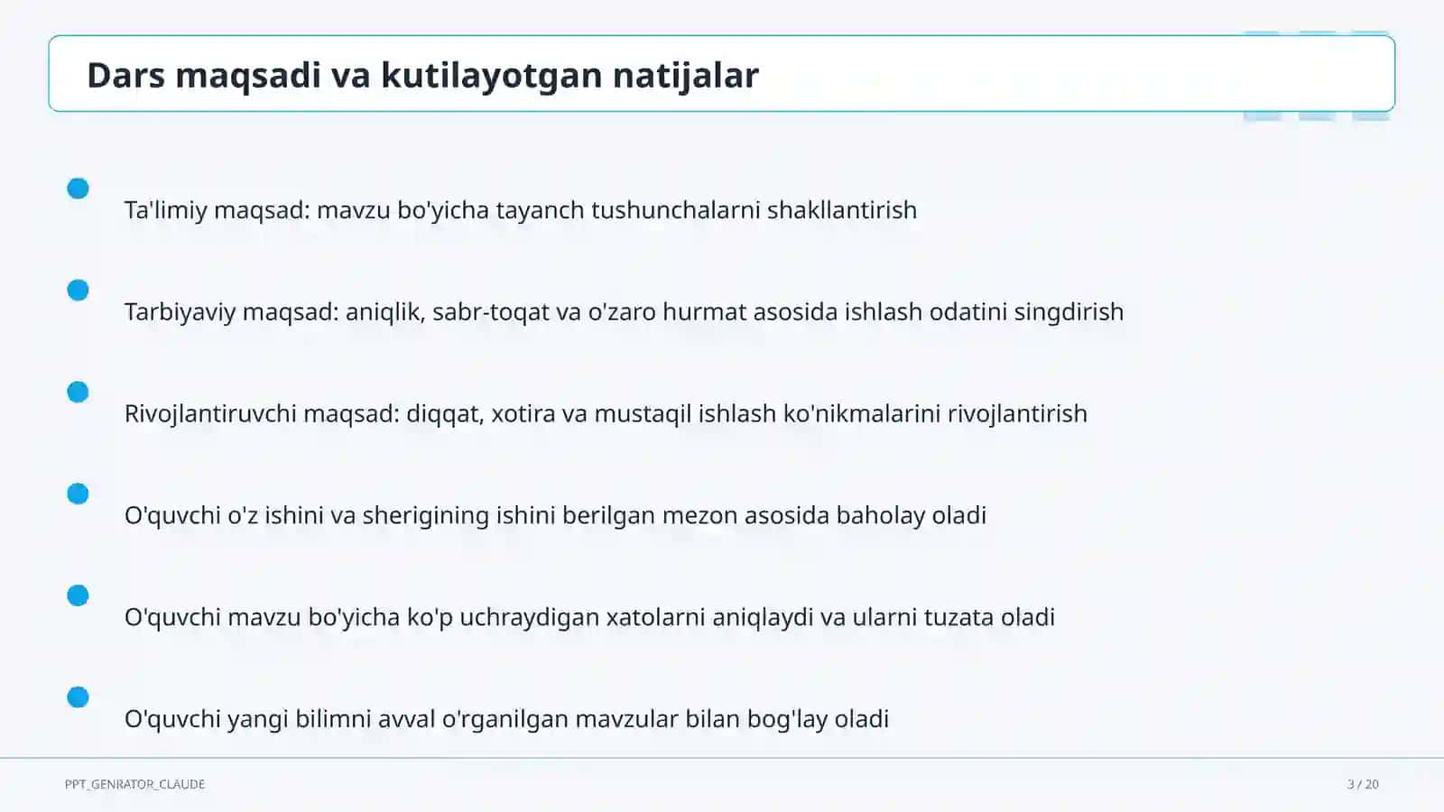 Uyushiq bo'laklar va tinish belgilari (8-sinf) 3