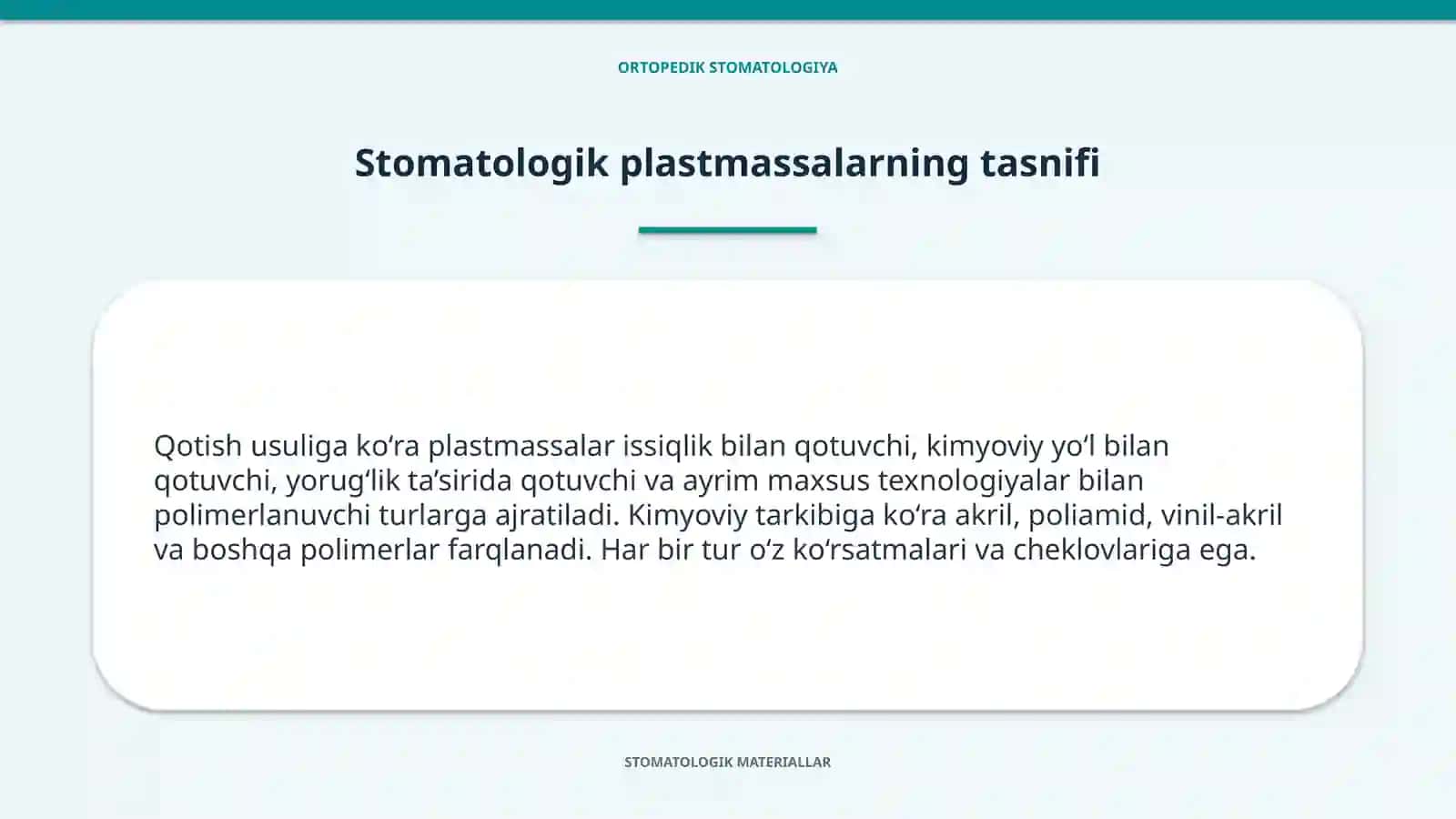 ORTOPEDIK STOMATOLOGIYA 3