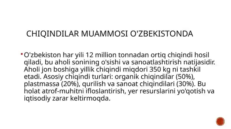 Atrof-muhitni muhofaza qilish siyosati va chiqindilarning optimal darajasini aniqlash 3