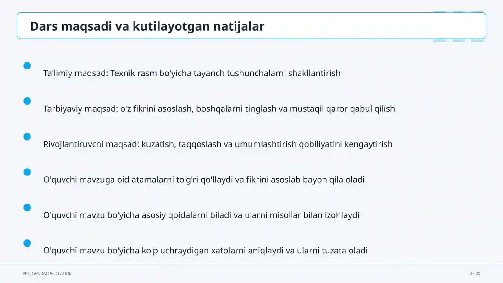 Texnik rasm (8-sinf) 3