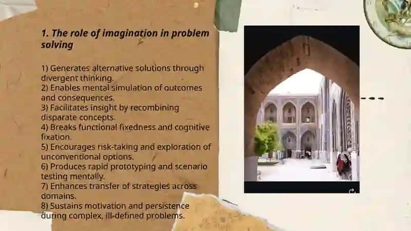 The role of imagination in problem solving 3