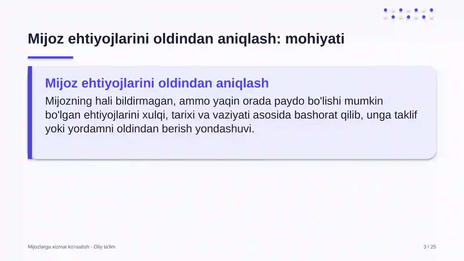 Uy-joy mulkdorlari shirkatlarida mijoz ehtiyojlarini oldindan aniqlash 3