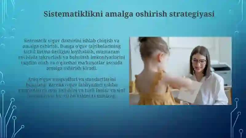 Taʼlimning tizimlik va izchillik prensiplari tamoillari 3