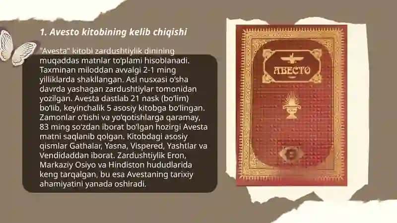 Avesto kitobi haqida 3