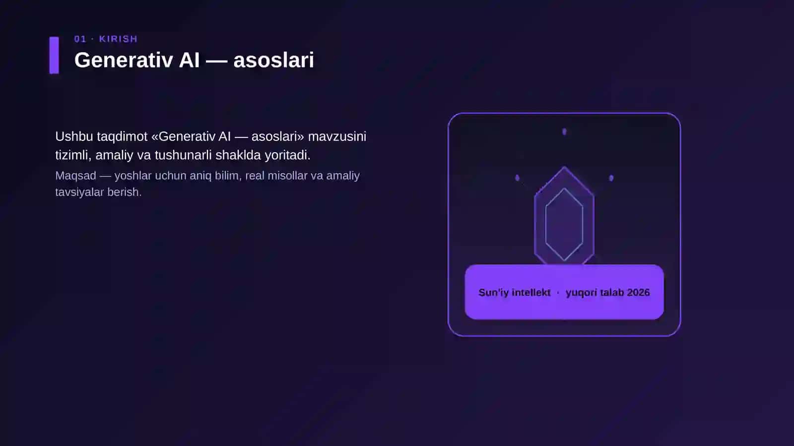 Generativ AI — asoslari 3