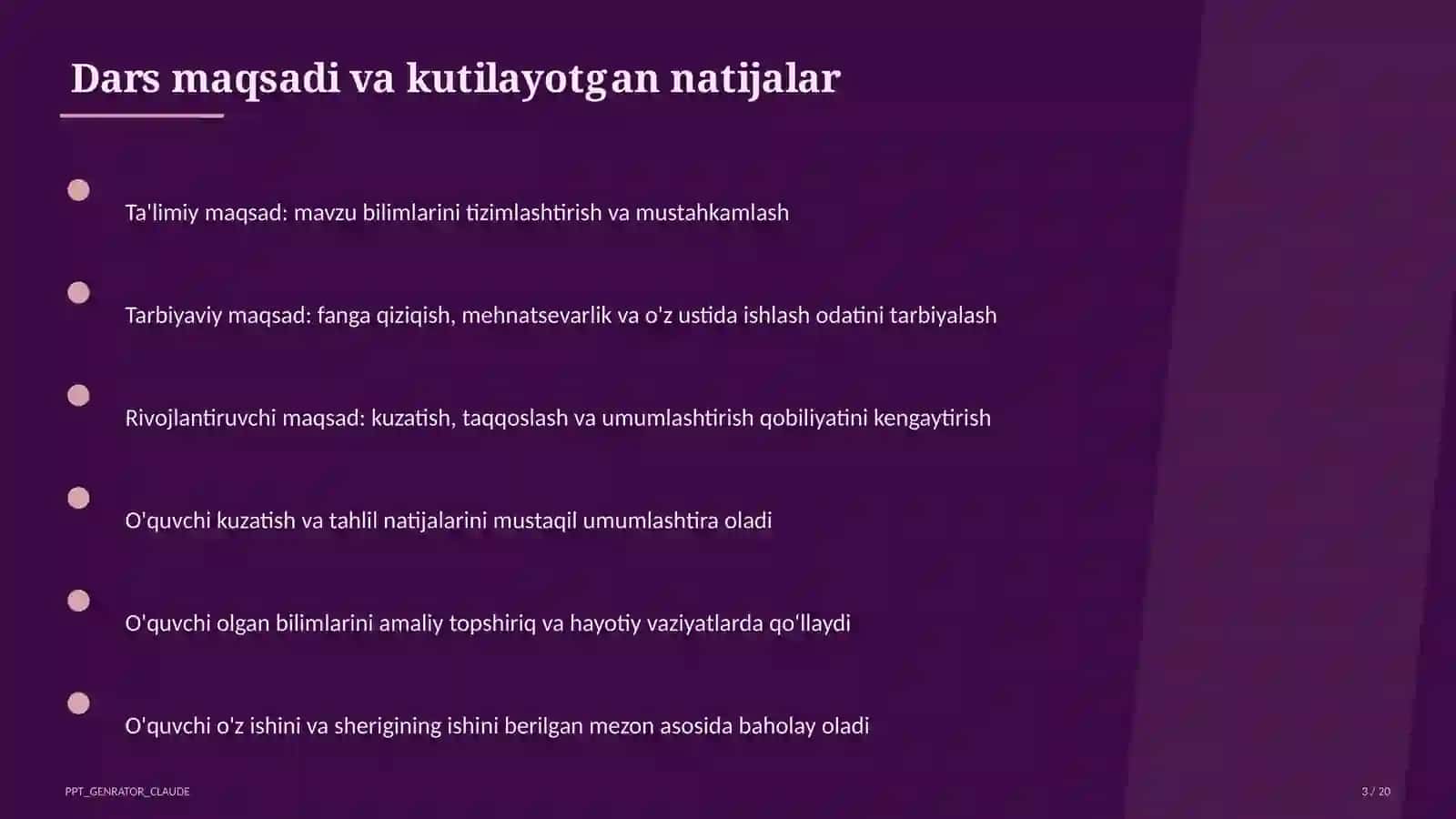 Axborot huquqi va shaxsiy ma'lumotlar himoyasi (11-sinf) 3