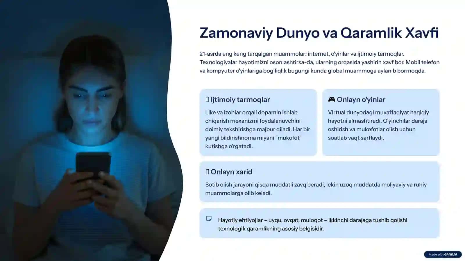 Nokimyoviy Qaramlik turlari 3