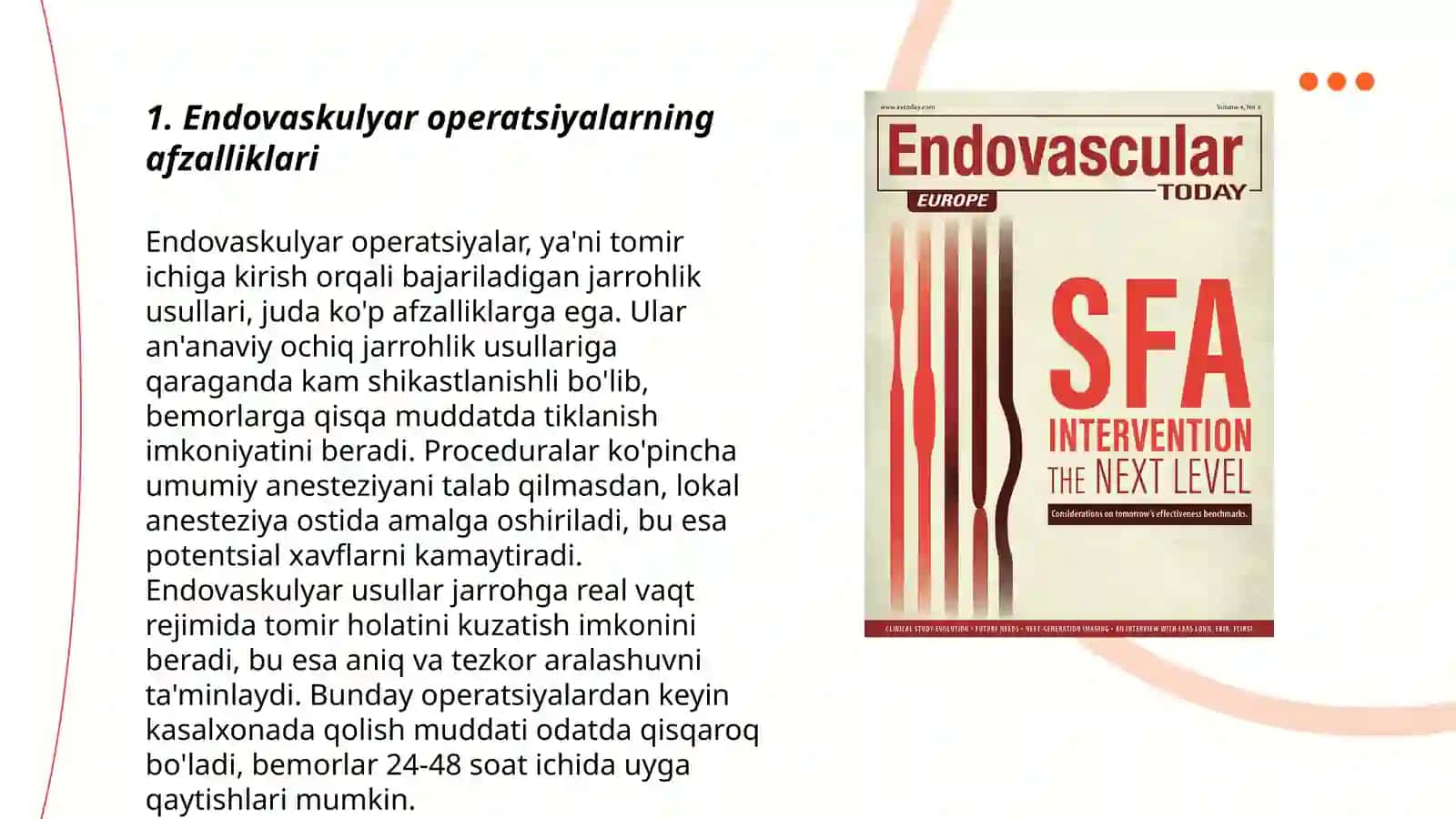Endovaskulyar operatsiyalar 3