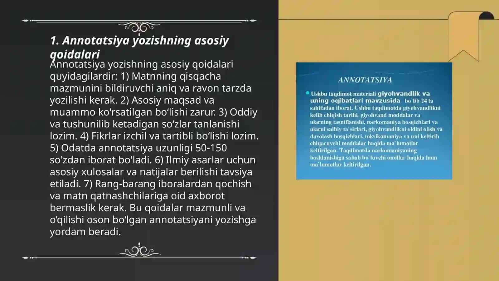 Annotatsiya yozish 3
