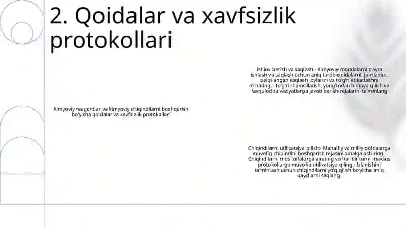 Kimyoviy Reaktivlarni Va Kimyoviy Chiqindilarni Qayta Ishlash 3