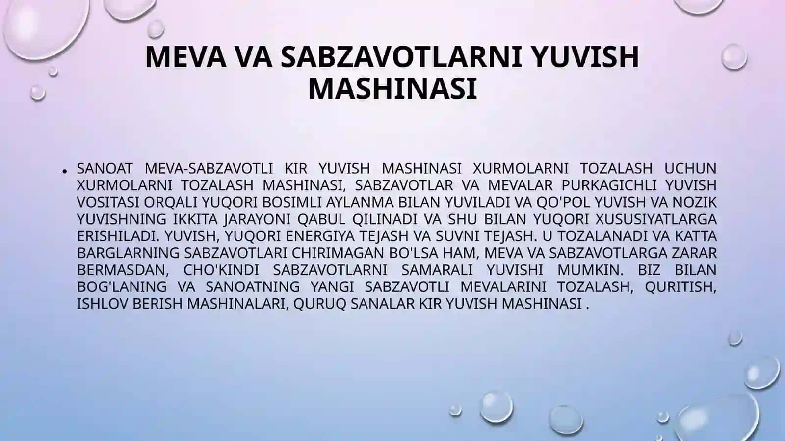 Yuvish, saralash, tozalash va pirislash qurilmalarining sixematik tuzilishini o`rganish 3