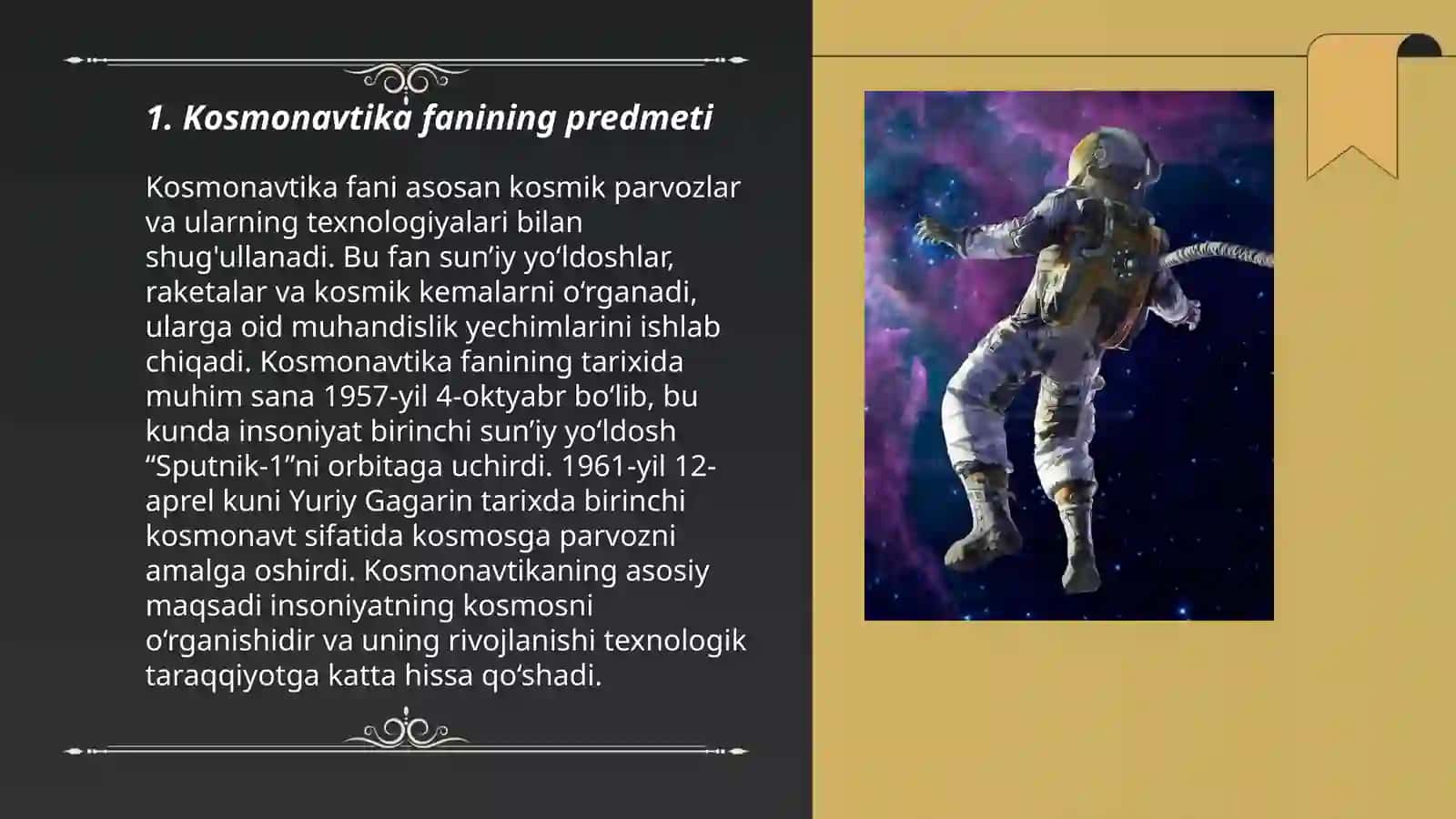 Kosmonavtika asoslari 3