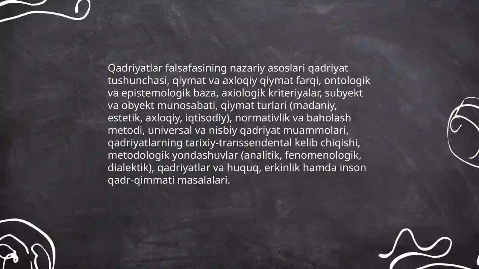 Qadriyatlar falsafasi 3