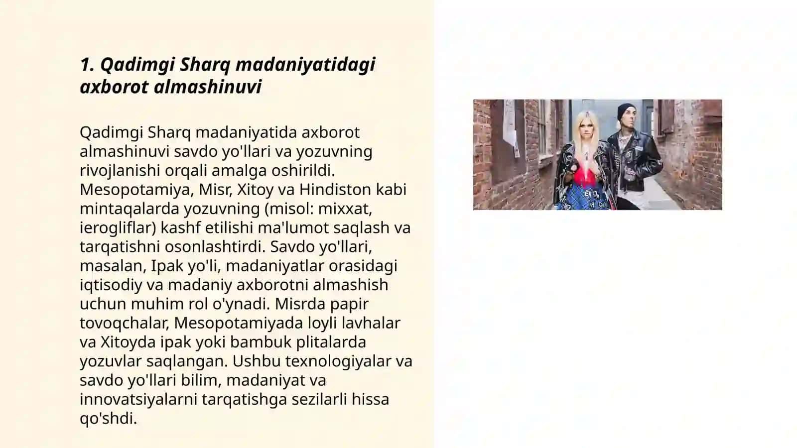 Qadimgi Sharq va G‘arbda Mediasavodxonlik va Axborot Almashinuv 3