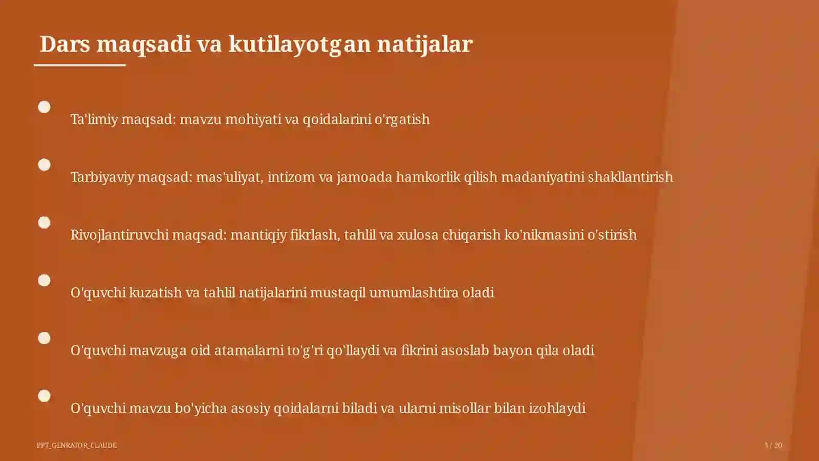 Rus tilida sodda gap va uning bo'laklari (8-sinf) 3