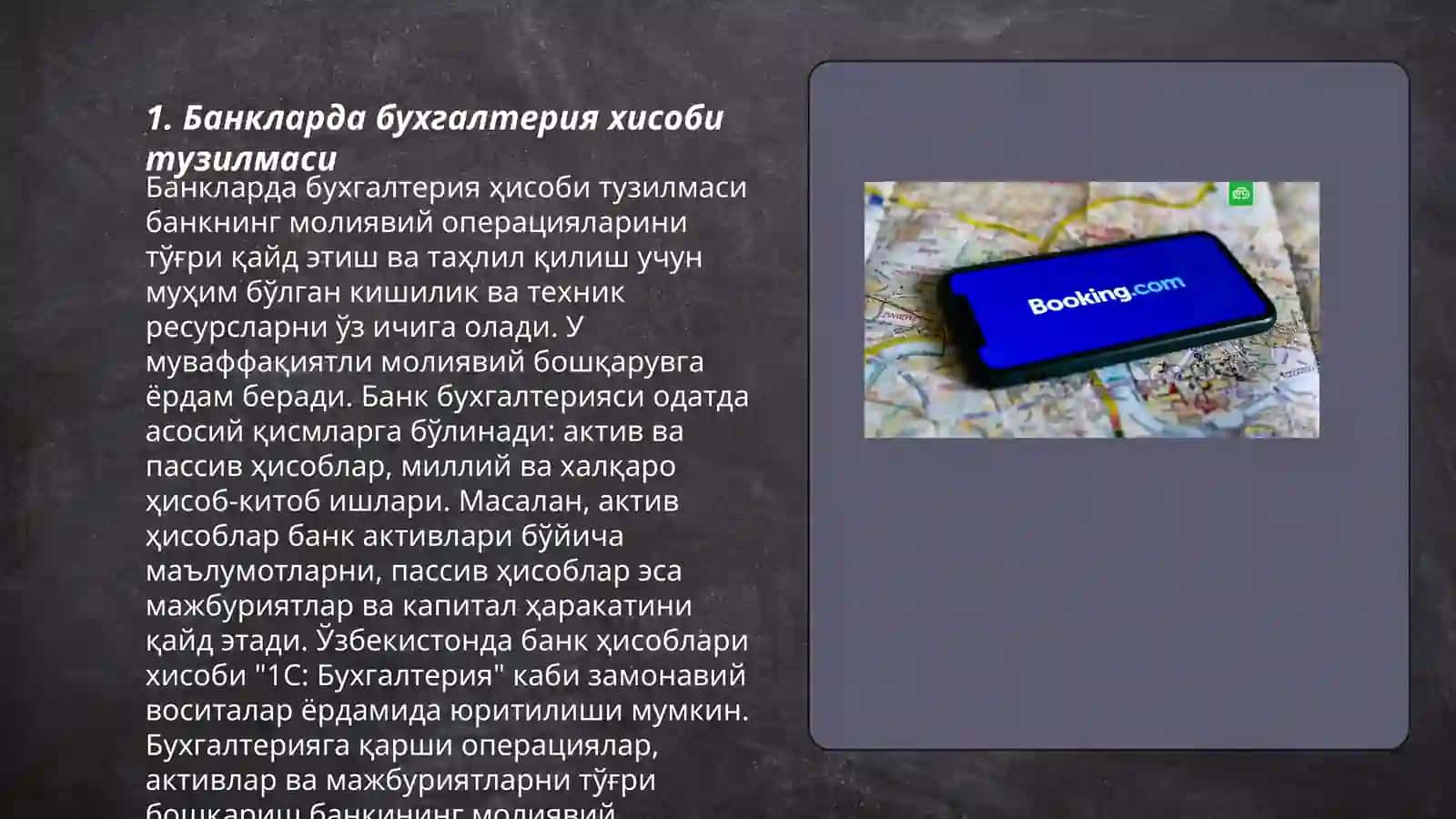 Банкларда бухгалтерия хисобини ташкил этиш 3
