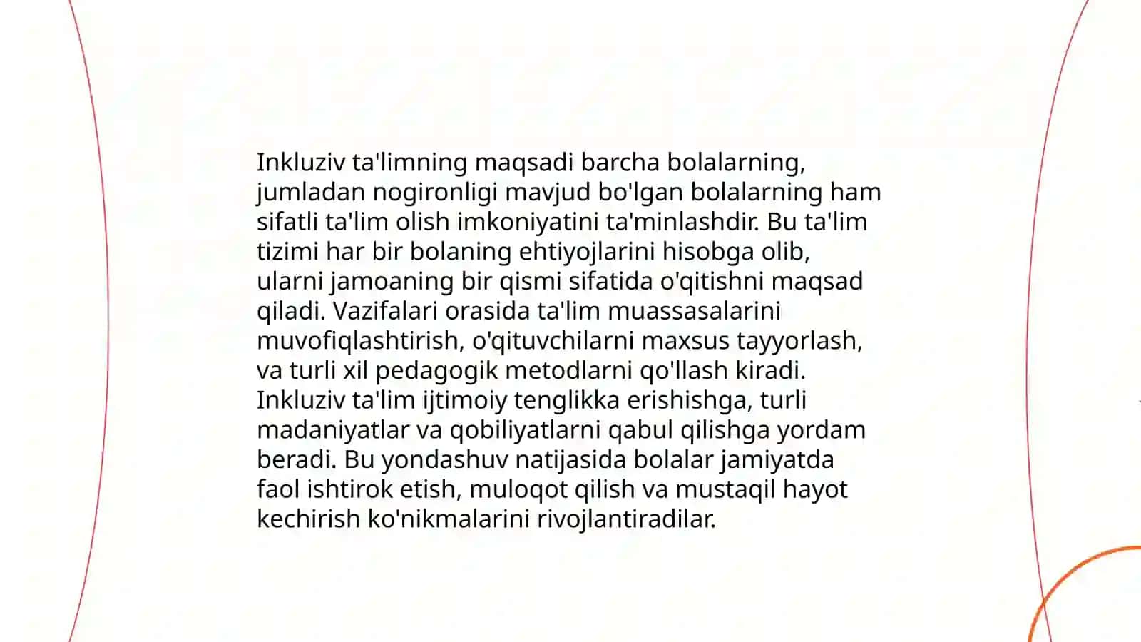 Inklyuziv taʼlim modellari: tahlili va xususiyatlari 3