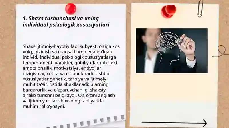 Shaxs va uning individual psixologik xususiyatlari 3