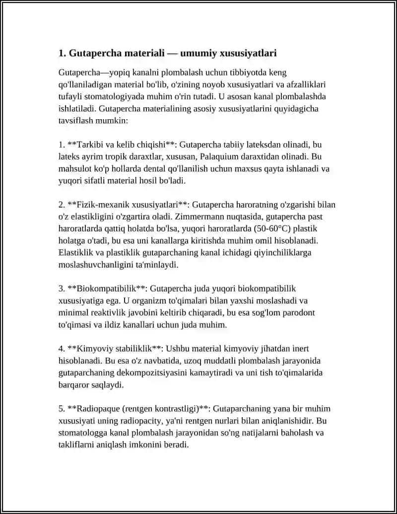 Gutapercha materiali 3