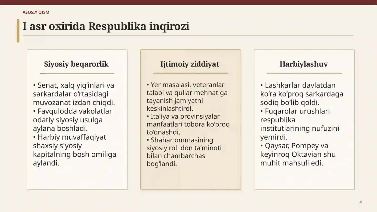 Oktavian Avgust prinsipati 3