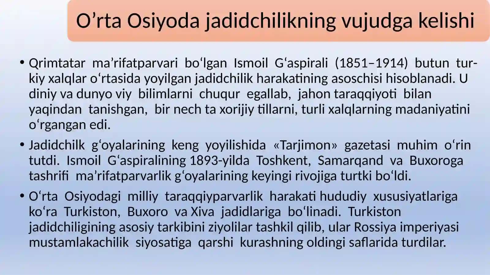 Jadidchilikning vujudi 3