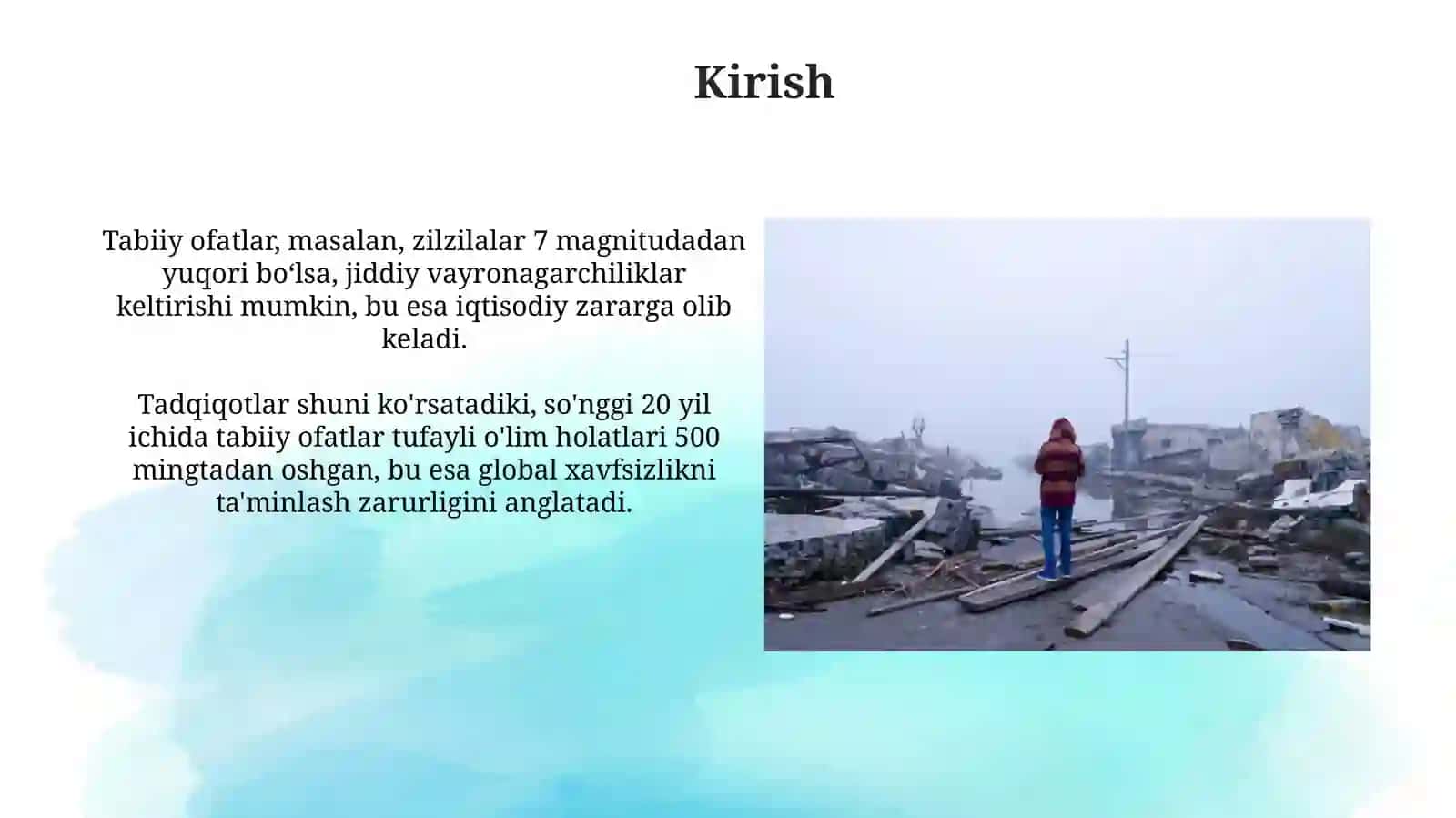 Tabiiy ofatlar va ularing ogibatlari 3