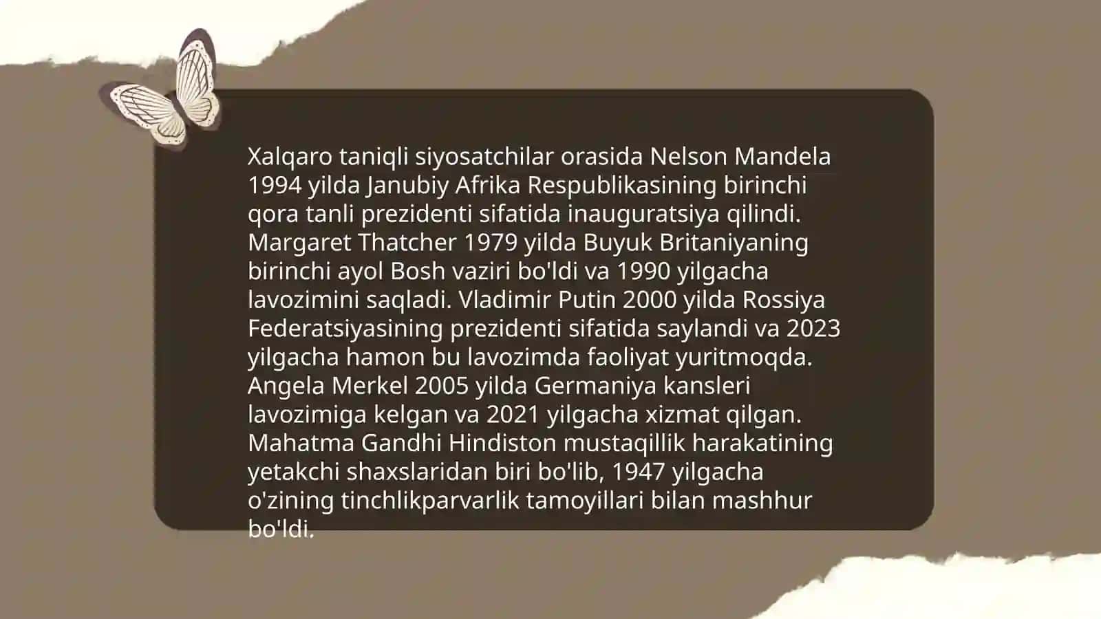 Famous people of the world 3