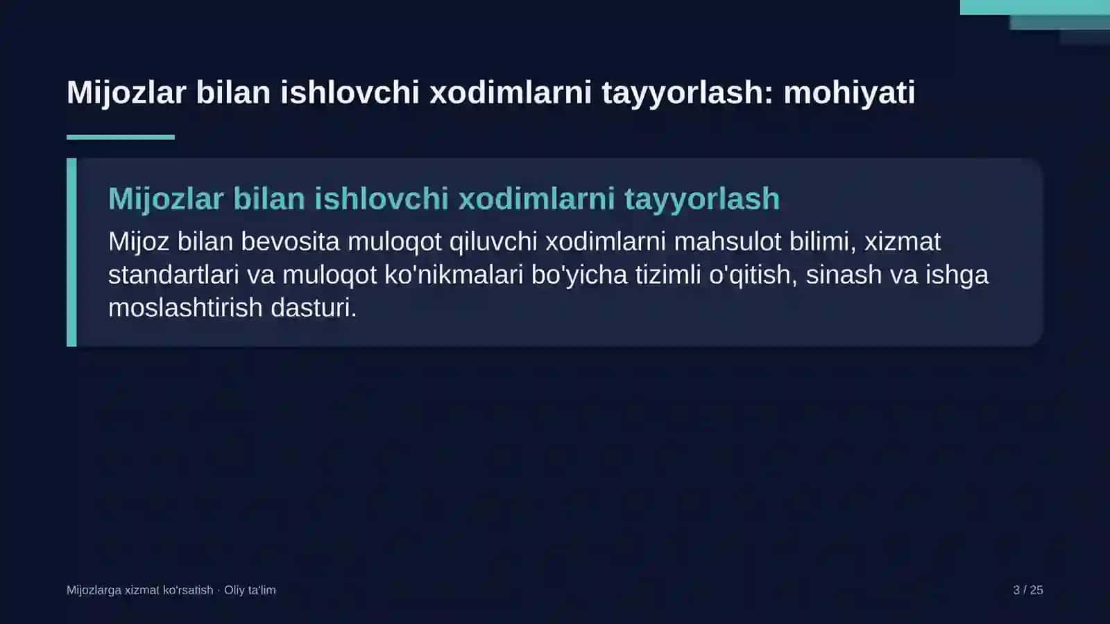 yuk tashish kompaniyalarida mijozlar bilan ishlovchi xodimlarni tayyorlash 4247 3