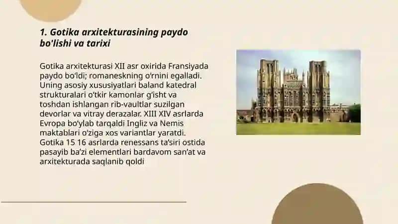 Gotika arxitekturasi 3