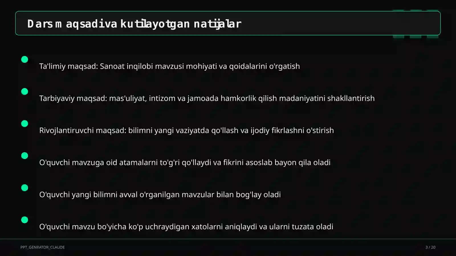 Sanoat inqilobi (9-sinf) 3