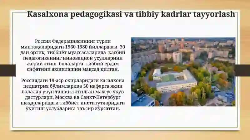 Kasalxona Pedagogikasi va Tibbiy Kadrlar Tayyorlash 3
