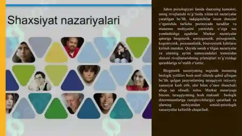 Chеt el psiхоlоgiyasida shaxs nazariyalari 3