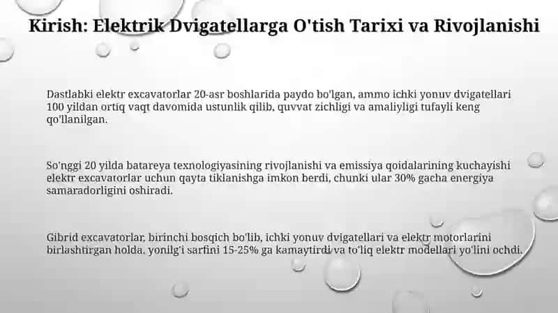 Ekskavator elaktr yuritmalari 3