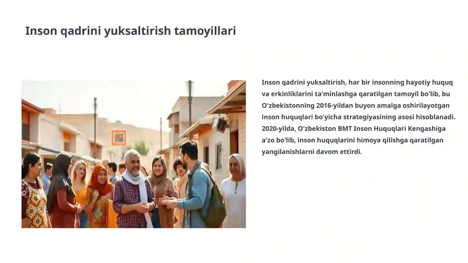 Inson qadrini yuksaltirish va erkin fuqarolik jamiyatini yanada rivojlantirish 3