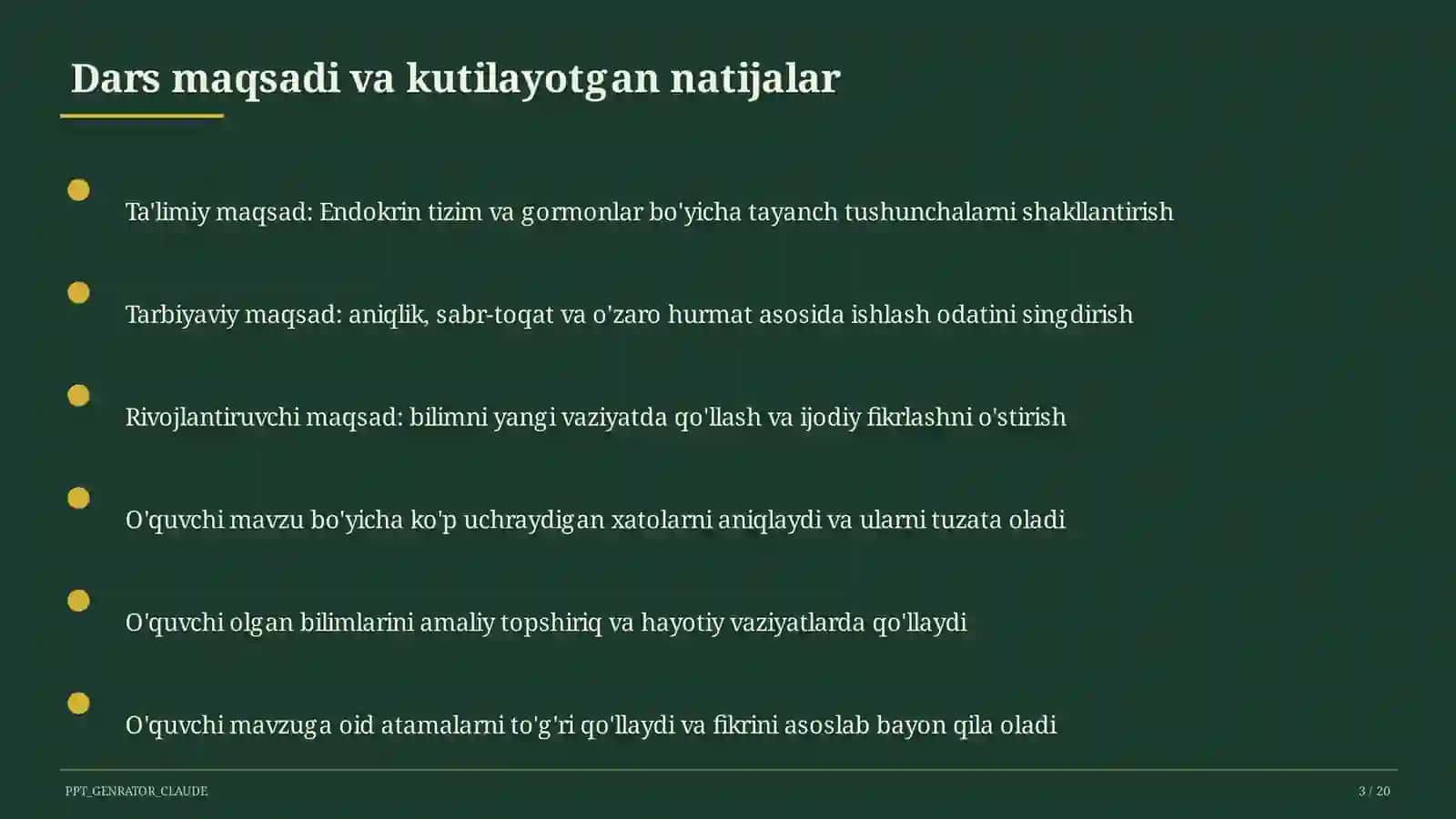Endokrin tizim va gormonlar (8-sinf) 3