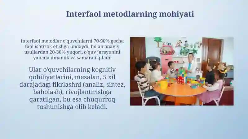Interfaol metodlar va ularni qoʻllash mahorati 3