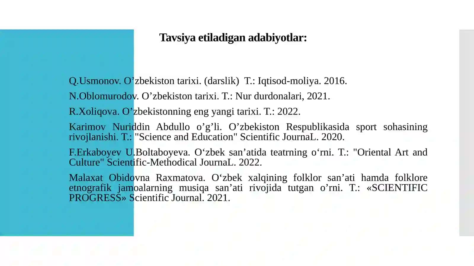 MUSTAQILLIK YILLARIDA O‘ZBEKISTONDAGI MA’NAVIY VA MADANIY TARAQQIYOT 3
