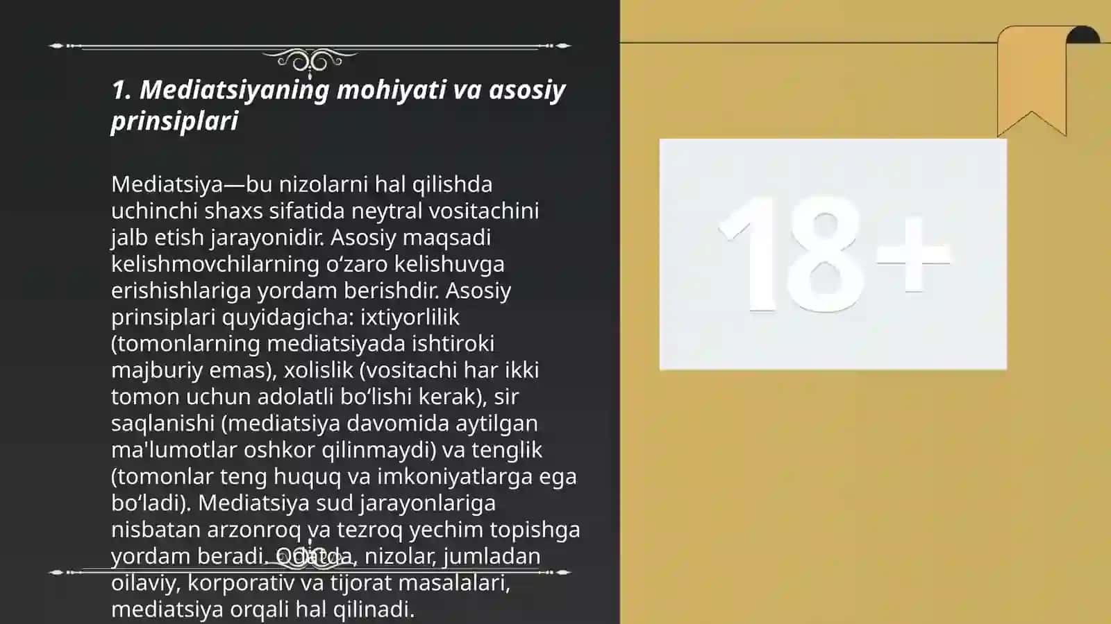 Mediatsiya prinsiplari va ularning mediatsiya jarayonida qo'llanilishi 3