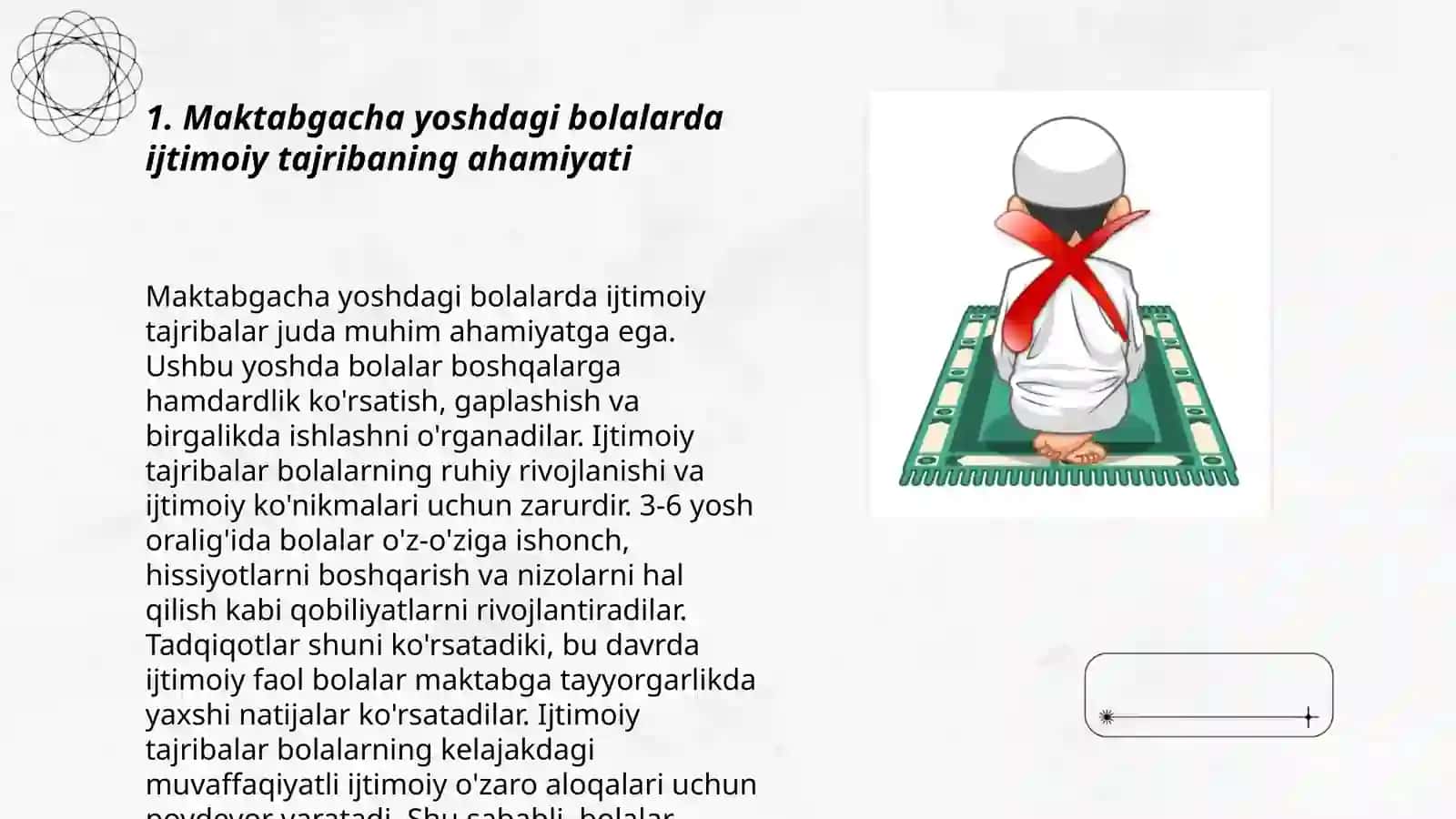 Maktabgacha yoshdagi bolalarda ijtimoiy tajribani shakllantirish 3