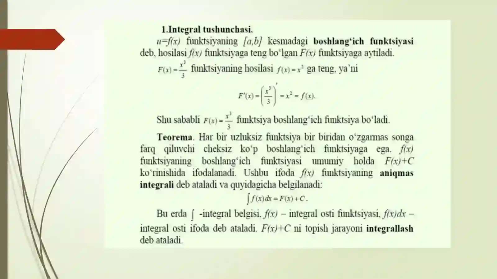 Integral hisob 3