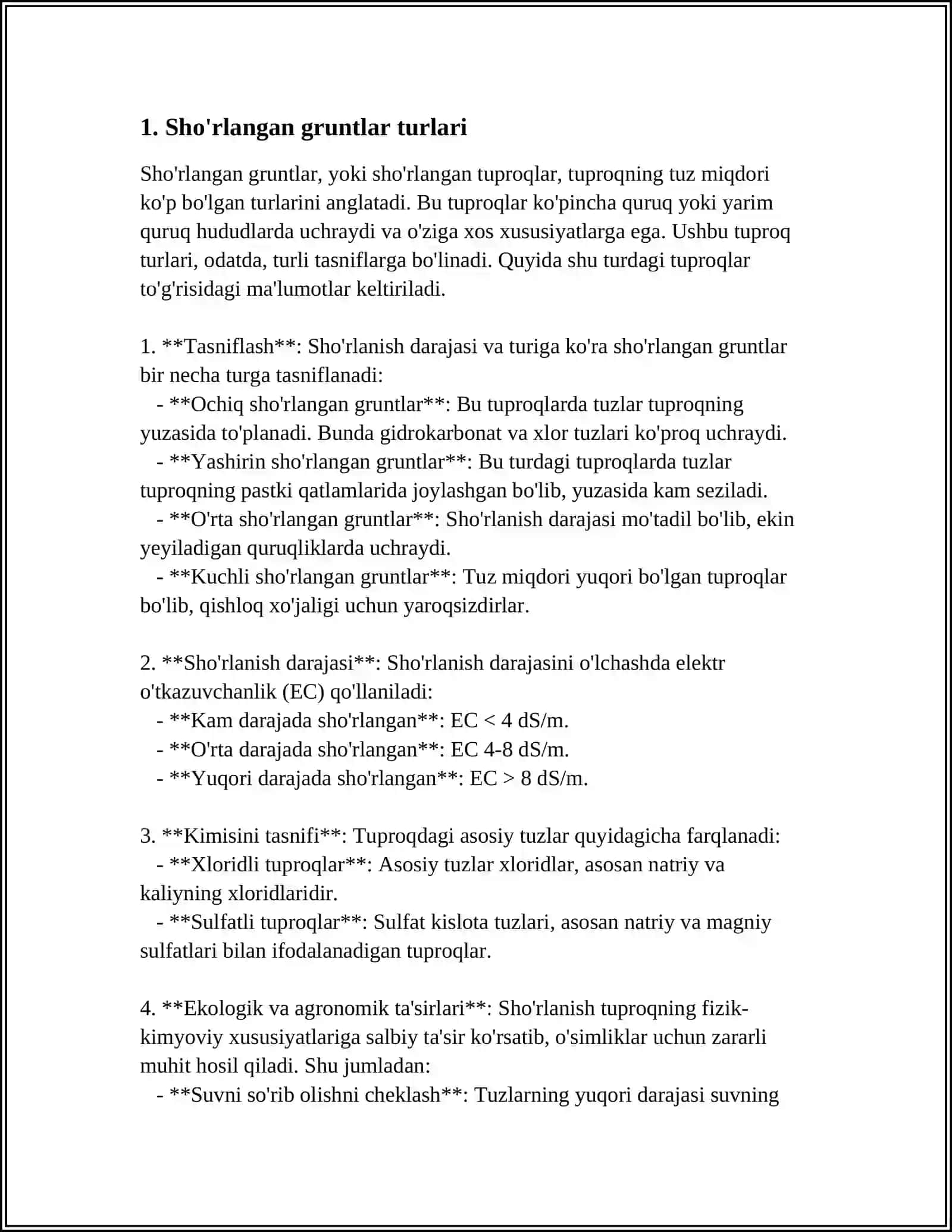 SHO'RLANGAN GRUNTLAR VA SHO'RQOQ GRUNTLARDAN YO'L POYINI QURISH TEXNOLOGIK JARAYONLAR VA ULARNI UZIGA XOS TOMONLARI 3