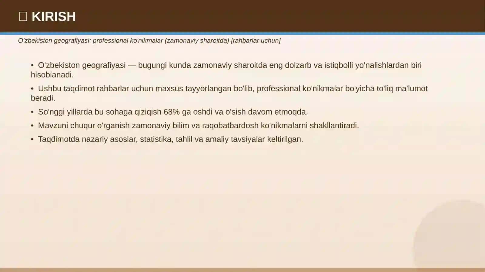 O'ZBEKISTON GEOGRAFIYASI 3