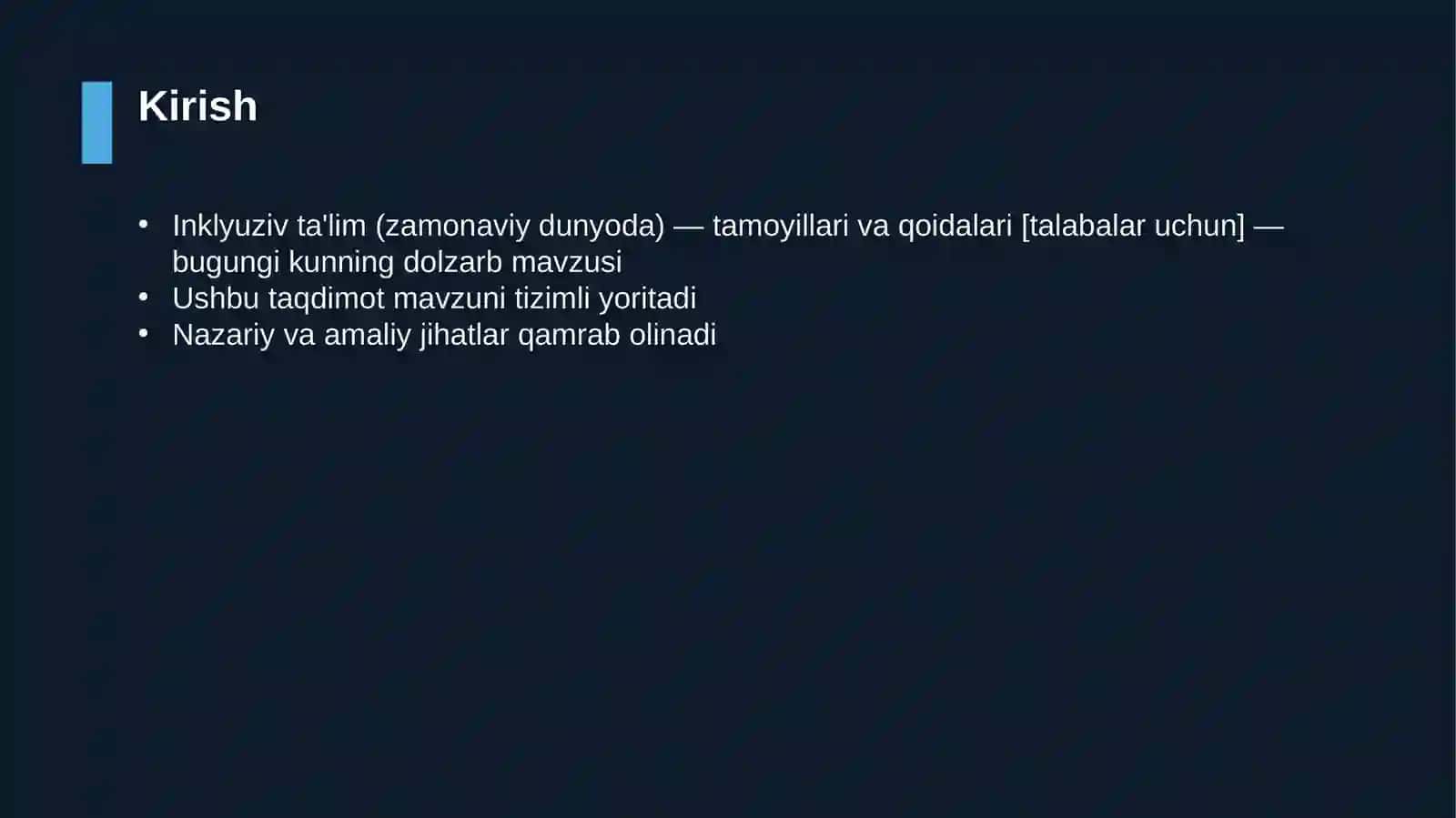 Inklyuziv ta'lim (zamonaviy dunyoda) — tamoyillari va qoidalari [talabalar uchun] 3