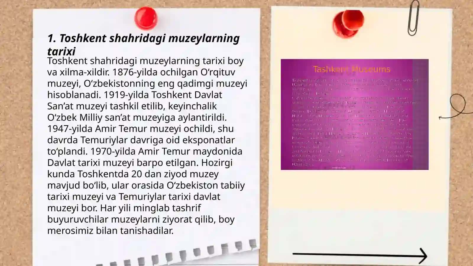 Toshkent shahridagi muzeylar 3