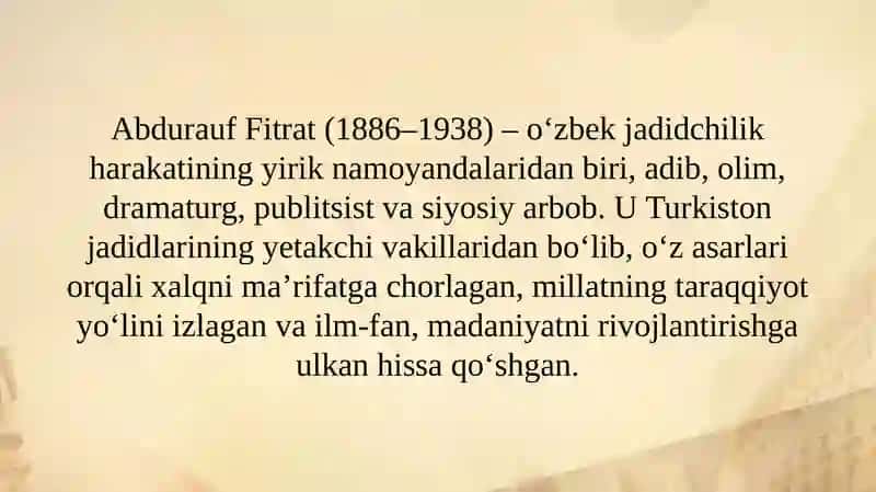 Abdurauf Fitrat 3