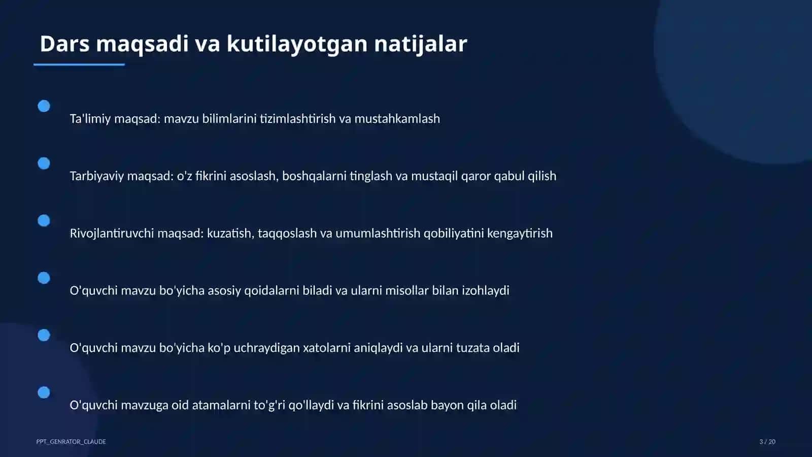 Informatika va axborot texnologiyalari (5–11) — takrorlash darsi uchun 3