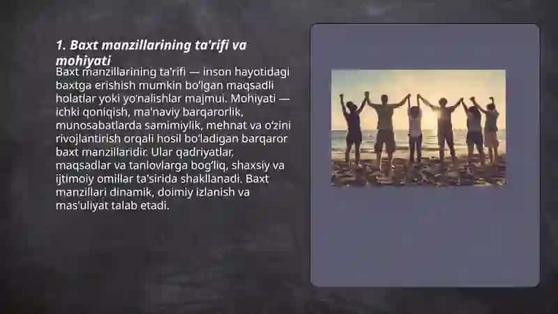 Baxt manzillar 3