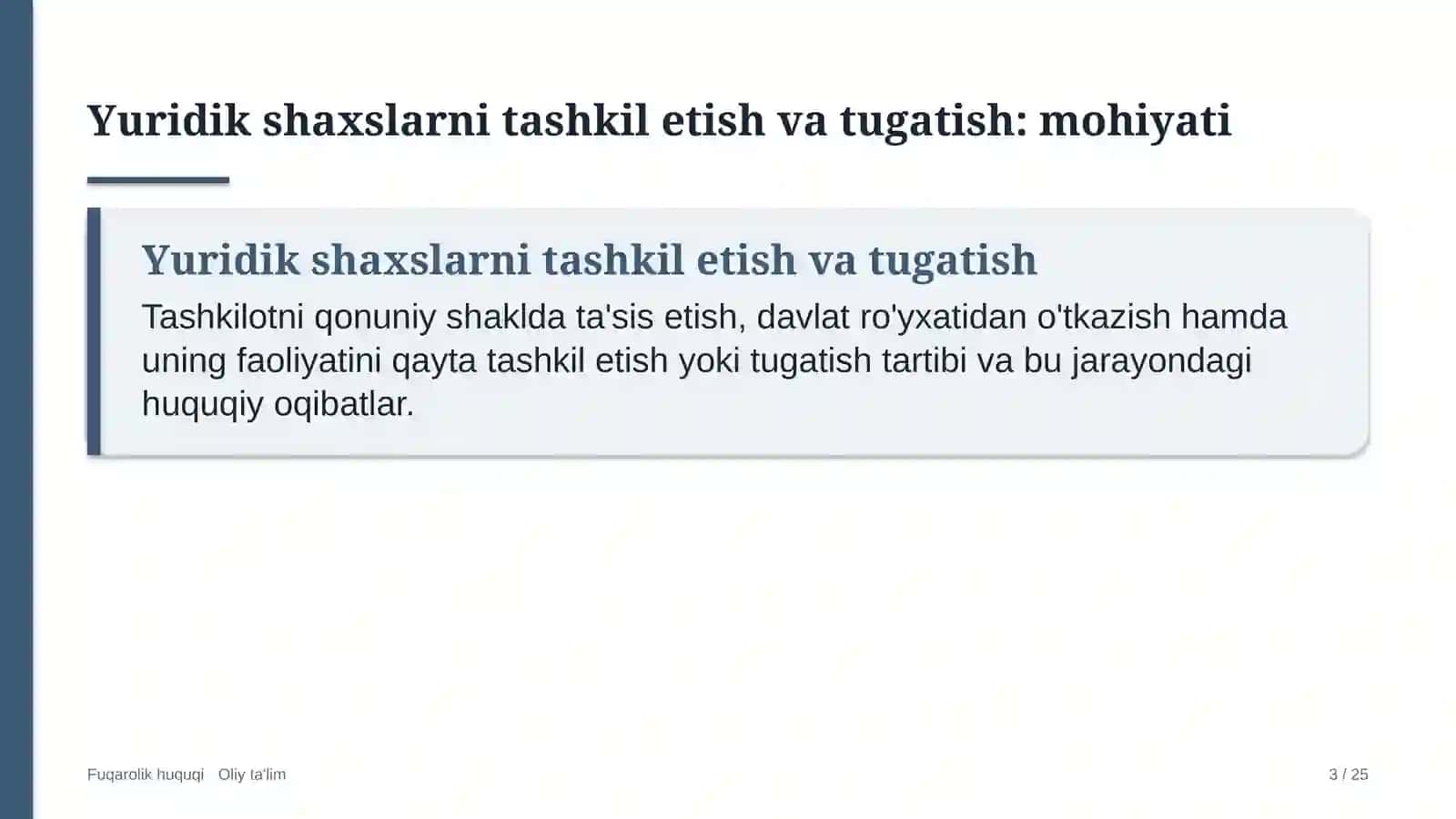 olimpiya zaxiralari kollejlarida yuridik shaxslarni tashkil etish va tugatish 3901 3