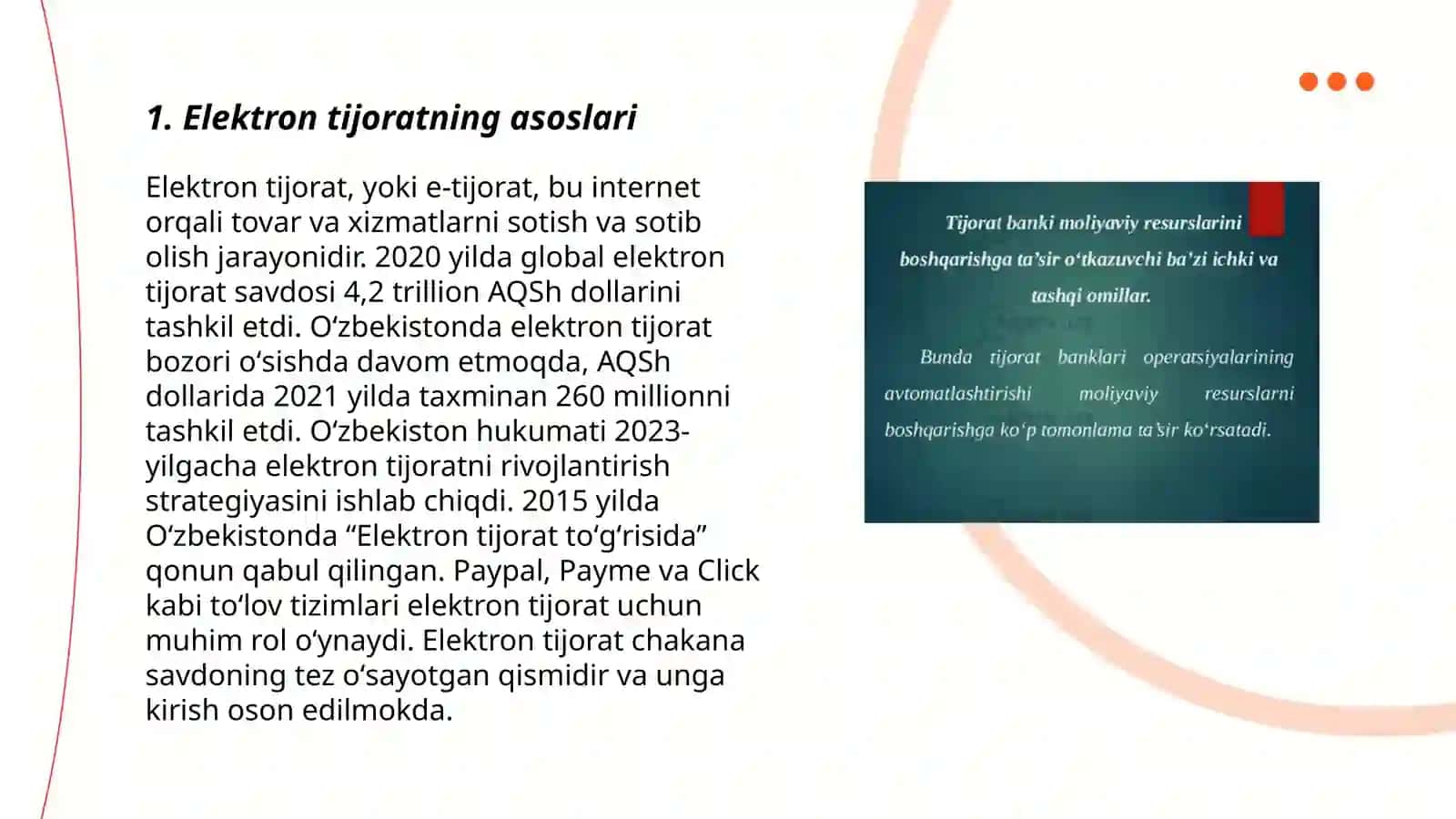 Elektron biznes va mobil tijorat 3