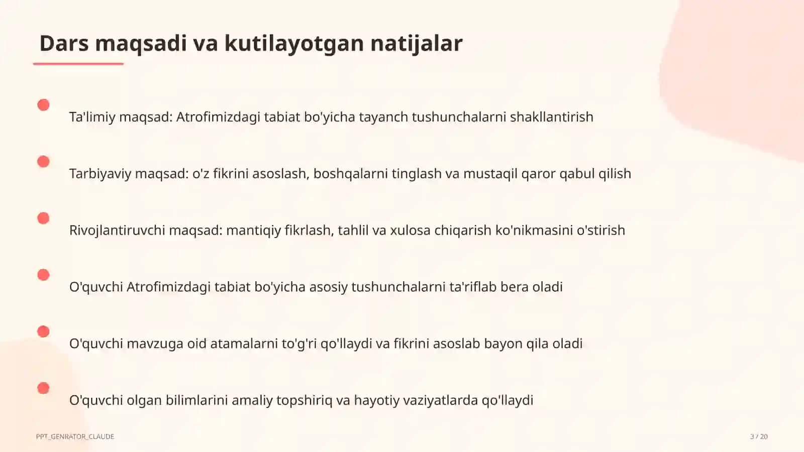 Atrofimizdagi tabiat (1-sinf) 3